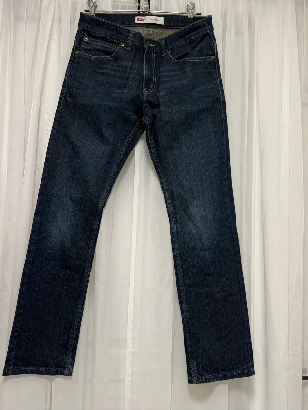 Levi's Men's Straight-Leg Dark Indigo Jeans 16 Reg W28x L28